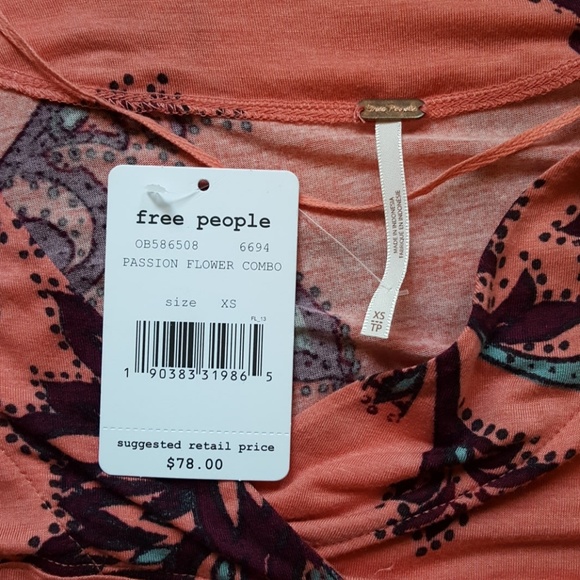 NWT Free People Boho style top - Picture 4 of 6